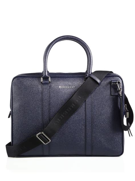 burberry men's leather briefcase|Burberry leather briefcase for men.